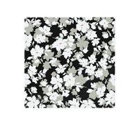 Benjamin Tate Design Grey White & Black Flowers Splash Back Designer Style