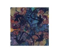 Benjamin Tate Design Grunge Flower Print Splash Back Designer Style