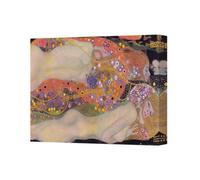 Benjamin Tate Design Gustav Klimt Inspired Canvas Art Print Floral Swirl Nudes