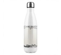 Benjamin Tate Design Hand Drawn Roses Stainless Steel Bottle Designer Style