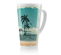 Benjamin Tate Design Hello Summer Latte Mug, Stunning Designer Mug Fit For Any Home, Treat Yourself Or A Loved One