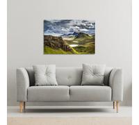 Benjamin Tate Design Highland, Scotland (Canvas Print) / 127 x 101 x 4cm in Natural | Size: 127 x 101 x 4 cm Benjamin Tate Design Natural 127 x 101 x 4 cm