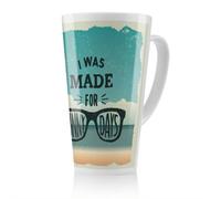 Benjamin Tate Design I Was Made For Sunny Days Latte Mug, Stunning Designer Mug Fit For Any Home, Treat Yourself Or A Loved One