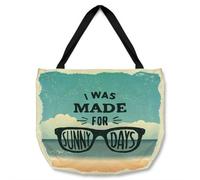 Benjamin Tate Design I Was Made For Sunny Days Tote Bat Designer Style