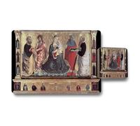 Benjamin Tate Design Iconic Religious Virgin Mary Placemats And Coasters Set