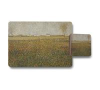 Benjamin Tate Design Impressionist Field Landscape Placemat And Coaster Set
