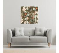 Benjamin Tate Design Imprint fantastic paint bouquet (Canvas Print) / 46 x 46 x 4cm in Natural | Size: 46 x 46 x 4 cm Benjamin Tate Design Natural 46 x 46 x 4 cm