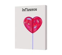 Benjamin Tate Design Influence Heart Lollipop Canvas Art Print Uk Handmade