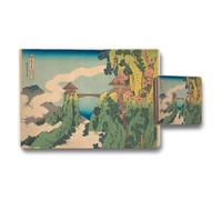 Benjamin Tate Design Japanese Ukiyoe Style Landscape Placemat And Coaster Set