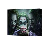 Benjamin Tate Design Joker Trio Canvas Wall Art Portrait The Three Jokers