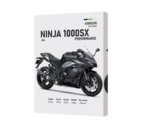 Benjamin Tate Design Kawasaki Ninja 1000Sx Performance Canvas Print Wall Art