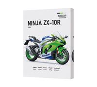 Benjamin Tate Design Kawasaki Ninja Zx10R Canvas Wall Art Print Handmade In United Kingdom
