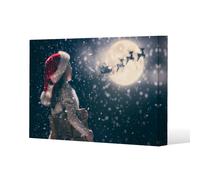 Benjamin Tate Design Kids enjoy the holiday (canvas) / 101 x 77 x 4cm in Natural | Size: 101 x 77 x 4 cm Benjamin Tate Design Natural 101 x 77 x 4 cm