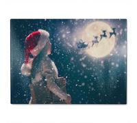 Benjamin Tate Design Kids Enjoy The Holiday Dining Glass Chopping Boarddesigner Style