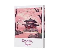 Benjamin Tate Design Kyoto Japan Canvas Art Print Pagoda Among Cherry Blossoms