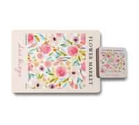 Benjamin Tate Design Laura Ashley Flower Market Placemat And Coaster Set Flower Market Collection Limited Edition