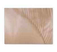 Benjamin Tate Design Leaf Shadow Glass Chopping Board in Natural Benjamin Tate Design Natural