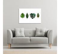 Benjamin Tate Design leaves selections (Canvas Print) / 101 x 77 x 4cm in Natural | Size: 101 x 77 x 4 cm Benjamin Tate Design Natural 101 x 77 x 4 cm