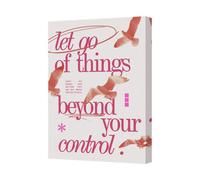 Benjamin Tate Design Let Go Of Things Beyond Your Control Canvas Art Print British Made