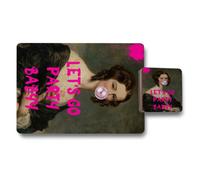 Benjamin Tate Design Lets Go Party Baby Placemat And Coaster Set 12 Pieces Designer Artwork
