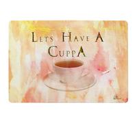 Benjamin Tate Design Lets Have A Cuppa Rug in Natural | Size: Large Benjamin Tate Design Natural Large