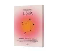 Benjamin Tate Design Libra Zodiac Constellation Canvas Art Print With Deep Wooden Frame