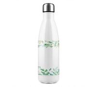 Benjamin Tate Design Light Botanical Leaves Stainless Steel Bottle Designer Style