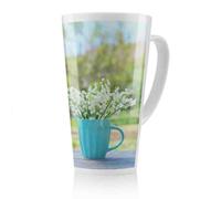 Benjamin Tate Design Lily Of The Valley Latte Mug in Natural | Size: 100 cm Benjamin Tate Design Natural 100 cm
