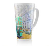 Benjamin Tate Design London Bus Green Rear Latte Mug, Stunning Designer Mug Fit For Any Home, Treat Yourself Or A Loved One