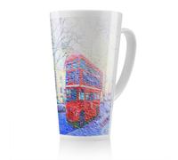 Benjamin Tate Design London Bus Red Latte Mug, Stunning Designer Mug Fit For Any Home, Treat Yourself Or A Loved One