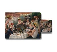 Benjamin Tate Design Luncheon Of The Boating Party Placemat And Coaster Set