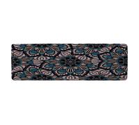 Benjamin Tate Design Mandalas Pattern Runner Rug in Natural | Size: 67 cm x 230 cm Benjamin Tate Design Natural 67 cm x 230 cm