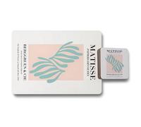 Benjamin Tate Design Matisse Designer Placemat And Coaster Set With Wood Bottom High End Print Artwork Exclusive Collection