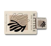 Benjamin Tate Design Matisse The Cut Outs Wood Bottom Placemat Coaster Set Limited