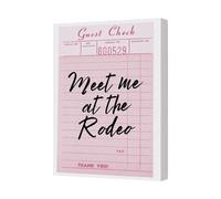 Benjamin Tate Design Meet Me At The Rodeo Pink Guest Check Canvas Art Print