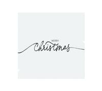 Benjamin Tate Design Merry Christmas Hand Drawn Lettering Dining Splash Back in Natural Benjamin Tate Design Natural