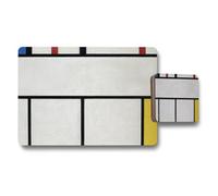 Benjamin Tate Design Mondrian Style Placemats And Coaster Set Geometric Home Decor