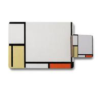 Benjamin Tate Design Mondrian Style Placemats And Coaster Set Modern Geometric Dining