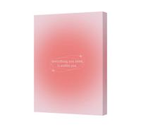 Benjamin Tate Design Motivational Pink Canvas Wall Art Print Everything You Need Is Within You