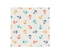 Benjamin Tate Design Multi Coloured Anchors Splash Back Designer Style