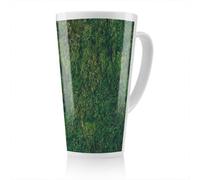 Benjamin Tate Design Natural Green Moss Designer Latte Mug, Stunning Designer Mug Fit For Any Home, Treat Yourself Or A Loved One