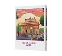 Benjamin Tate Design New Delhi India Canvas Art Print Gallery Wrapped Ready To Hang