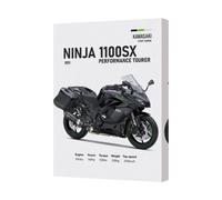 Benjamin Tate Design Ninja 1100Sx Performance Tourer Canvas Print Kawasaki Sport Touring Artwork