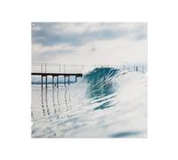 Benjamin Tate Design Ocean Ideal Wave In Ocean. Breaking Blue Waves Designer Splash Back Designer Style