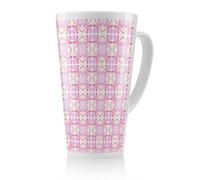 Benjamin Tate Design Orange Sublime Boho Chic Summer Design Latte Mug, Stunning Designer Mug Fit For Any Home, Treat Yourself Or A Loved One