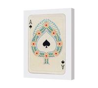 Benjamin Tate Design Ornate Ace Of Spades Canvas Art Print For Modern Walls Uk Handmade