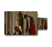 Benjamin Tate Design Ottoman Era Placemats And Coasters Set With Vintage Artwork