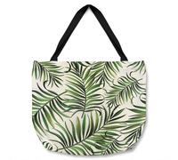 Benjamin Tate Design Palm Leaves Tote bat in Natural Benjamin Tate Design Natural