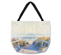 Benjamin Tate Design Path To The Beach At Baltic Sea Designer Tote Bat Designer Style