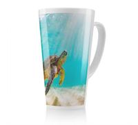 Benjamin Tate Design Photo Of Sea Turtle In The Galapagos Island Designer Latte Mug